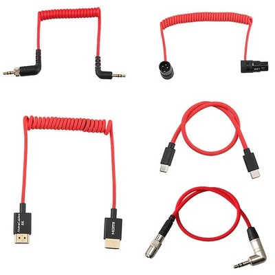 Camera Cable Set for Canon C50 HDMI-Power-Timecode-Audio Cable 8K HDMI USB-C PD
