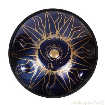  22inch 9 Notes Handpan Steel Tongue Drum Yoga Meditation Percussion 
