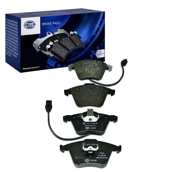 Hella BremsbelÄGe Vorne Passend FüR Audi A4 A6 A8 Seat Exeo | 8DB 355 009--image