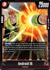 Android 16 Common Battle Normal Wish For Shenron FB07 FB07-004 Dragon Ball TCG