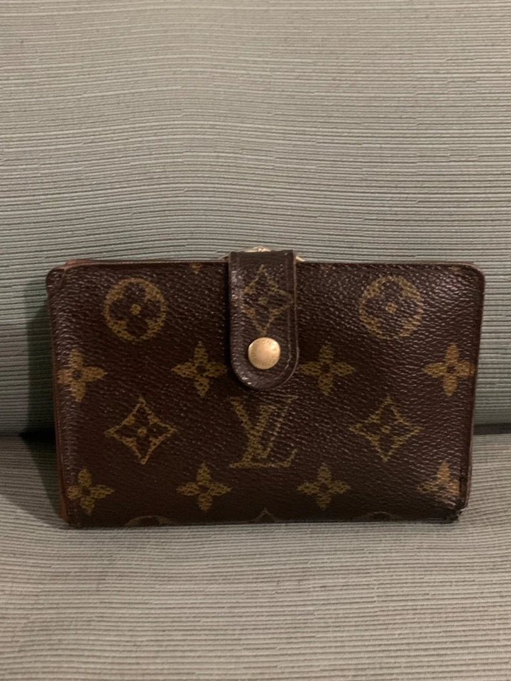 Подлинный Louis Vuitton монограмма порт Monnaie заготовки Viennanois складного бумажника! - Изображение 2 из 4