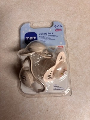 MAM Silicone Variety Pack Air, Original & Orig Night Pacifiers Hot Air Balloon