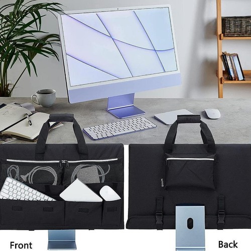 Travel Storage Bag Dust Cover for 24inch Desktop Monitor Versatile Accessory - Afbeelding 4 van 7