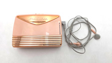Studebaker SB3650 Walk Personal Stereo Cassette Player AMFM Radio Pink Earbuds