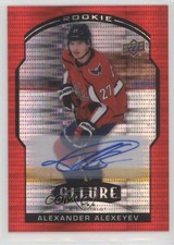 2020 Upper Deck Allure Rookie Red Rainbow /199 Alexander Alexeyev #86 Auto 12af