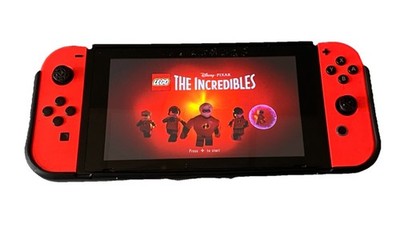 NINTENDO SWITCH KONSOLE Incredibles Switch Spiel HAC-001 FUNKTIONIERT ABER BILDSCHIRMSPUREN