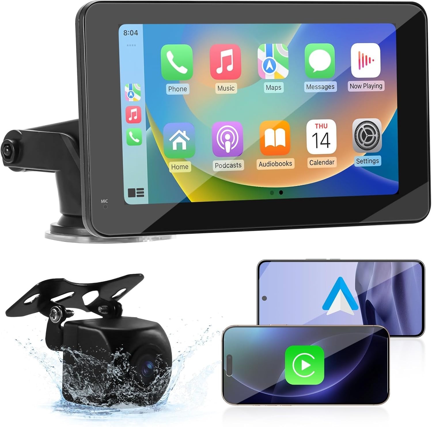 Sistema Infotainment Aurevita 7": CarPlay & Android Auto 2025 Edition
