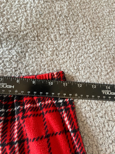 Unbranded Boy's Red White Black Soft Pull On Pajama Lounge Pants Size M - Picture 5 of 6