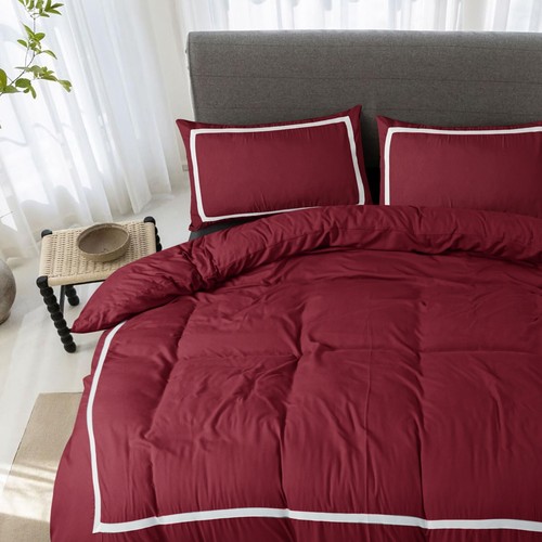 3 Pcs Duvet Cover Bedding Set Single Double King Super King Size Quilt Cover Set - Picture 10 of 29