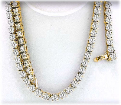 11.25 carat Round Diamond Tennis 