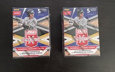 2020 Panini Elite Extra Edition Baseball Blaster Box Lot 2, 2 Autos / Jsy Per Bx