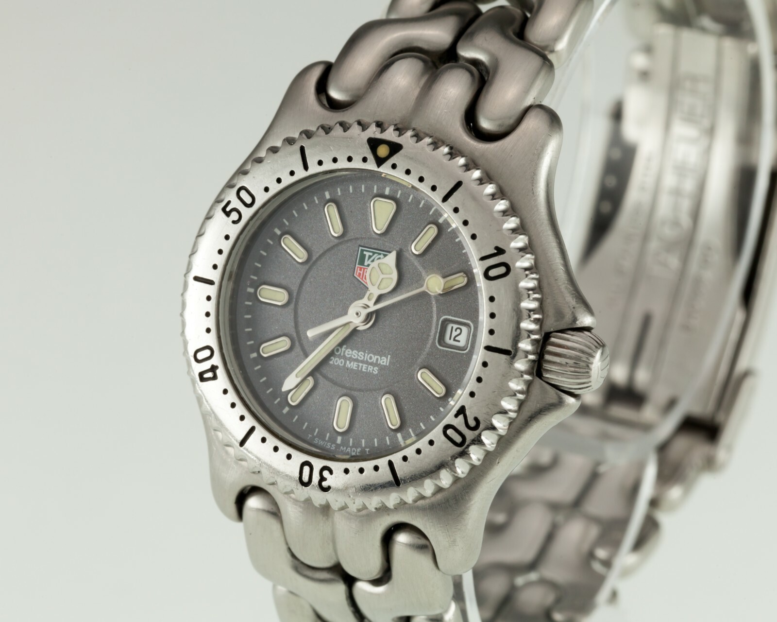 Tag Heuer Pro Ladies Stainless Steel Quartz Watch Gray Dial WG1313 eBay