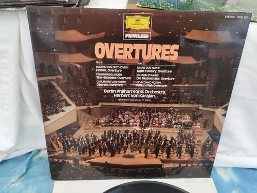 DG 2535 310 Overtures Beethoven Mendelssohn Weber etc Karajan LP NM VINYL# - Picture 5 of 5