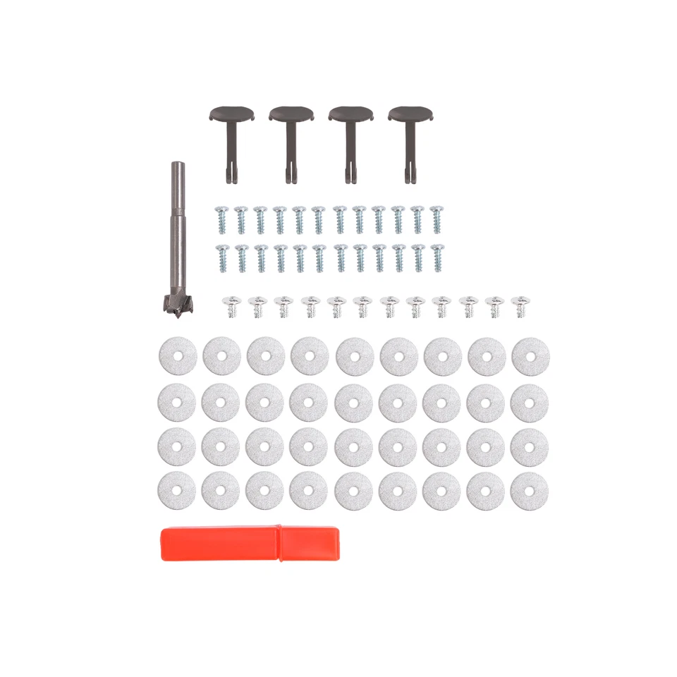 For JEEP COMMANDER 2006-2010 Front Rear Inside Door Handles Chrome & Gray Set 4 Foto 4 de 4