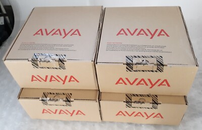 Lot of 4 Avaya 9630 IP Telephone Set Charcoal Gray NEW *SEALED*