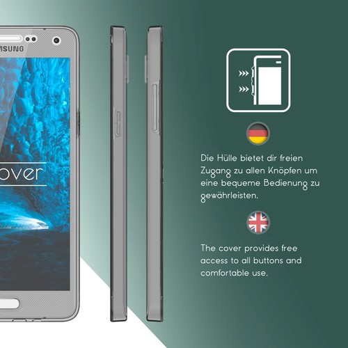 Schutzhülle für Samsung Galaxy A7 (2015) 360 Grad Covr Touch Case TPU Etui - Bild 2 von 12