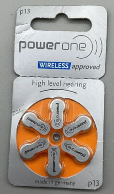PowerOne Wireless Approved Hearing Aid Batteries Made In Germany