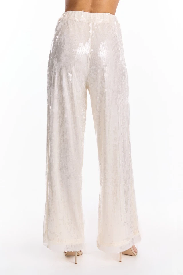 Alba Sequin Pant Pearl  THE NOLI SHOP/NOLI YOGA - Image 4 of 4