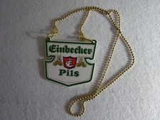 Einbecker Pils Zapfhahnschild  9x7,7cm