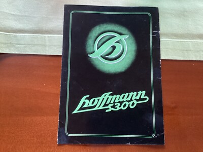 Hoffmann S300  S 300  original Prospekt DIN A5
