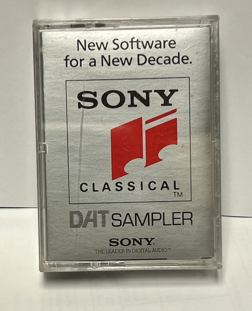 Sony Classical DAT Sampler Promo Prerecorded Digital Audio Tape