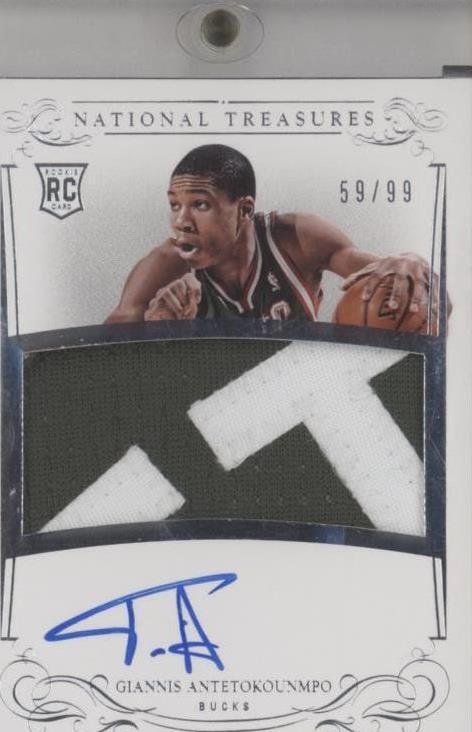 2013-14 Panini National Treasures - Giannis Antetokounmpo #130 for