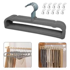 Velvet Hangers Non Slip - 20 Pack Pants Hangers for Closet - Thin Space Savin...