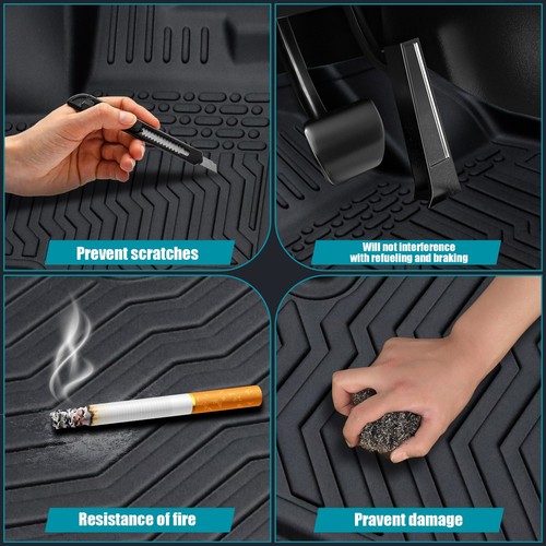 Floor Mats Liners For Toyota 4Runner 2013-2022 Carpet TPE All Season Weather 3pc - Picture 7 of 11