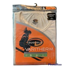 New Duofold Varitherm Womens Long Sleeve Crew Base Layer Shirt XL Mid Weight