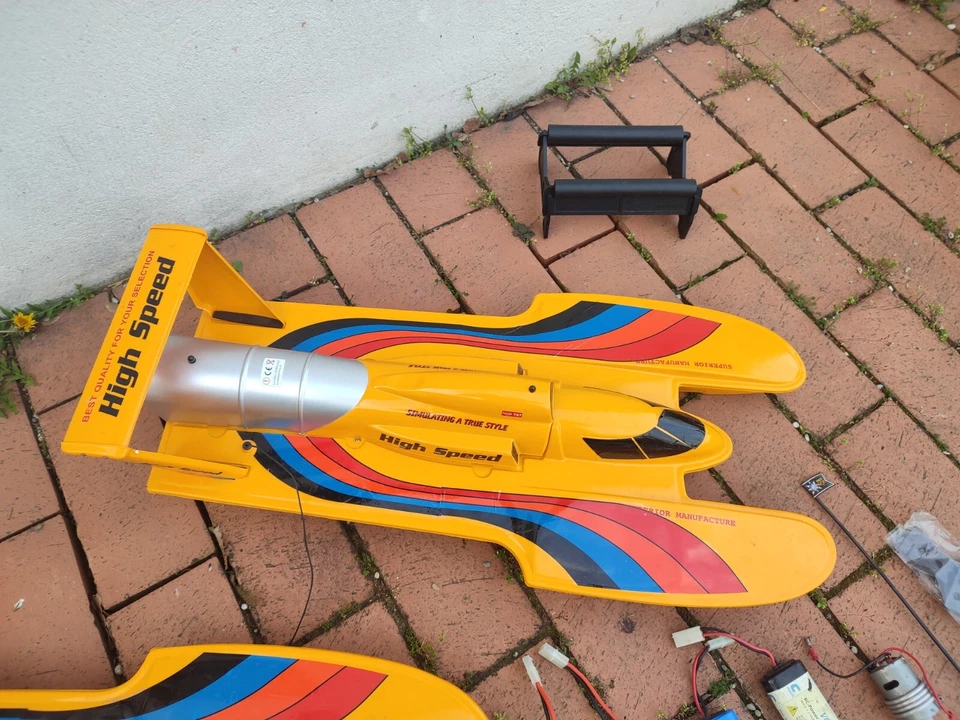 Hydro High Speed Boote NQD 757 RC Modellbau Schiff 1:16 60cm Bastler Ersatzteile - Bild 4 von 4