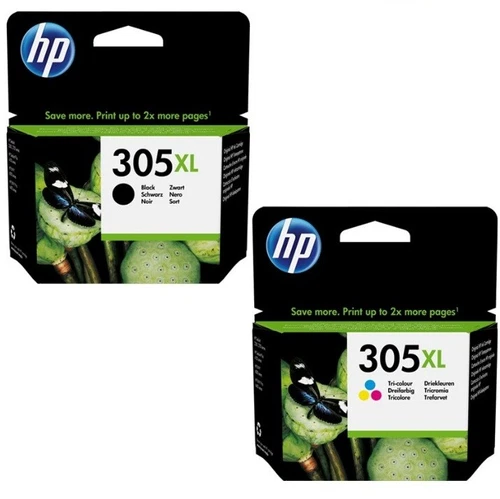 Cartouches HP 305 XL ORIGINALE pour HP Deskjet plus ENVY 1210 1212 1255 305XL