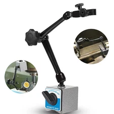 DG61003-Regular Duty Dial Gage Holder Mag Base with Metal Fine Adjustment