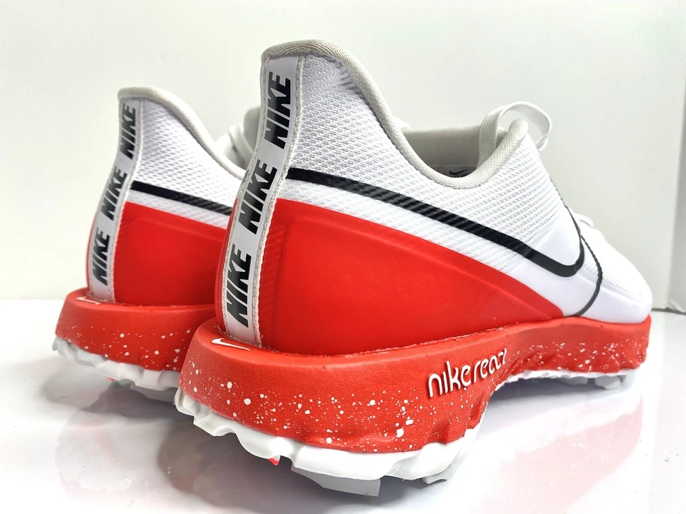 NIKE REACT INFINITY PRO GOLF SHOES WHITE BLACK INFRARED 23 CT6620 106 sz 9.5 - Image 4 of 4