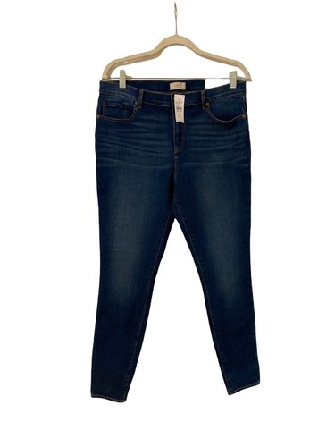 Loft Jeans Denim Stretch Leggings Color Blue Size:12 Nwt $70. - Picture 7 of 12