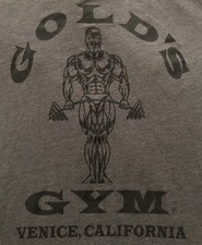 VINTAGE GOLD  S GYM VENICE T  SHIRT