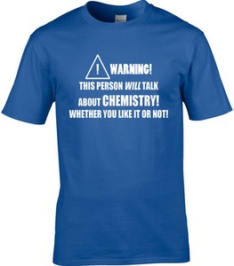 Détails Sur Chimie T Shirt Homme Drôle Hobby Déclaration Cadeau Professeur De Science Chimiste Afficher Le Titre Dorigine - 