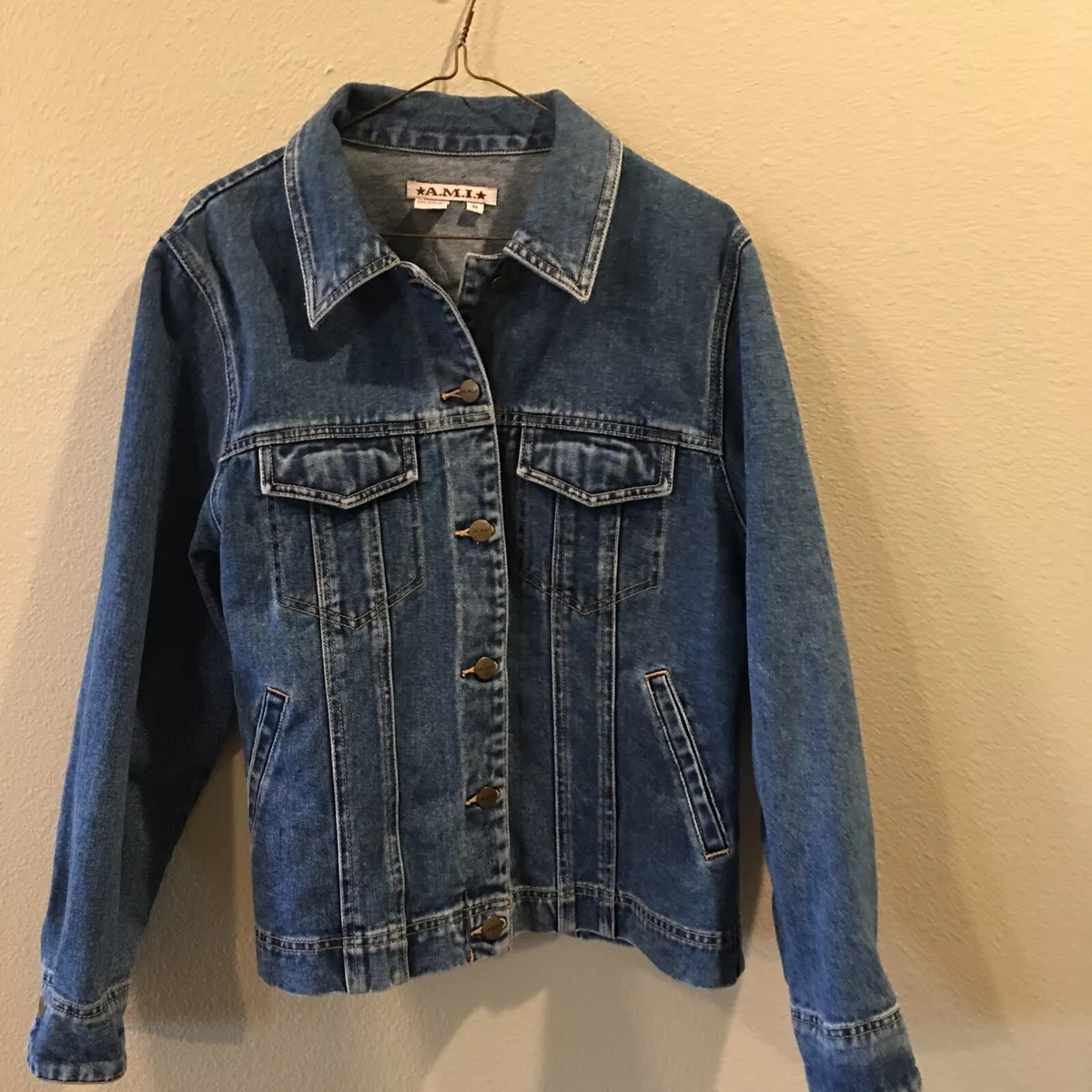 Ami denim on sale jacket womens