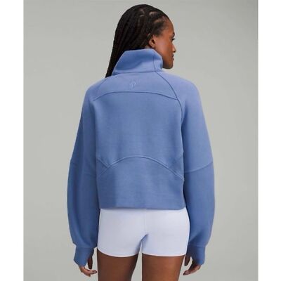 ルルレモン scuba ミントグリーン M/L Lululemon Scuba Oversized 1/2 Zip Hoodie - Mint Green - XS