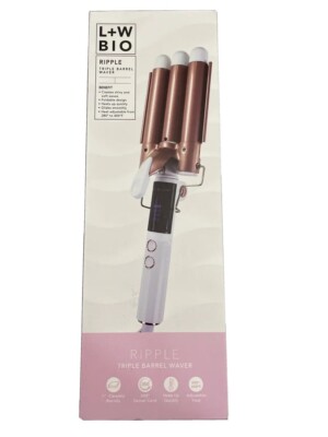L+W bio RIPPLE- White/Pink Tripple Barrel Waver | eBay
