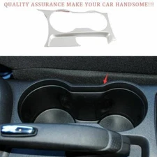 For Buick Encore 2013-2016 Matte Silver Center Console Water Cup Holder Panel 1X