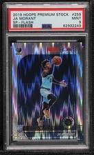 2019 NBA Hoops Premium Stock Rookie Variation Flash Prizm Ja Morant PSA 9 01sb