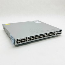 Cisco Catalyst 3850 48-Port UPOE Switch WS-C3850-48U-L No PSU w/C3850-NM-4-1G