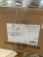 Signature Hardware SH129018WH Mangrove Undermount Bathroom Sink with Overflow
