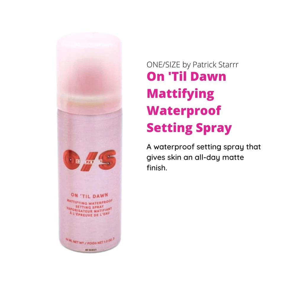 Travel Size Mini Mattifying Waterproof Setting Spray - Long Lasting Face Makeup - Image 2 of 4