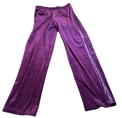 NWT SB Active Petite Velour Pants PS Merlot Sorbet Burgundy Track Lounge Zip
