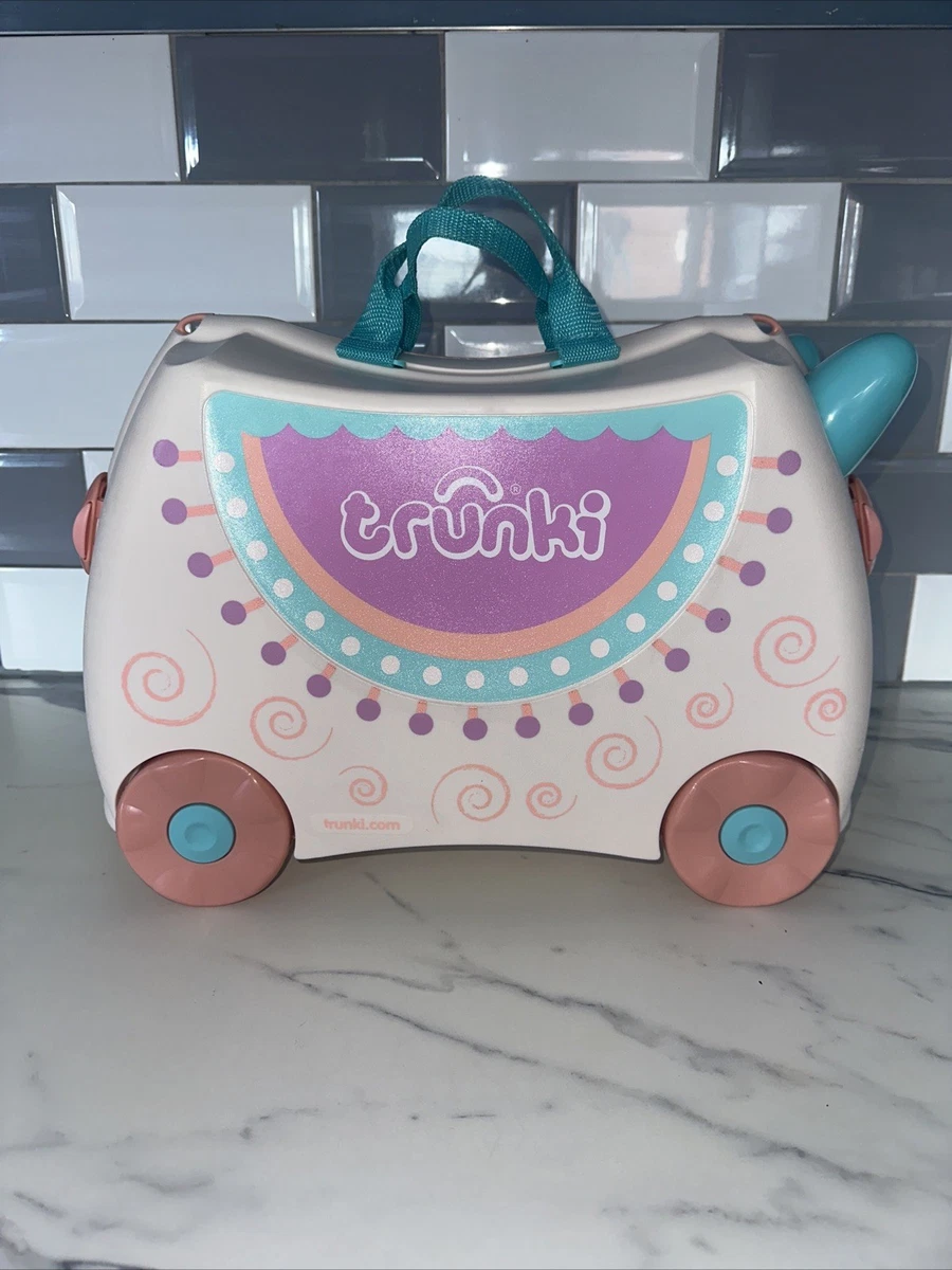 Valigetta Trunki Cavalcabile Per Bambini - Fenicottero Rosa, Bagaglio A Mano 19 Litri