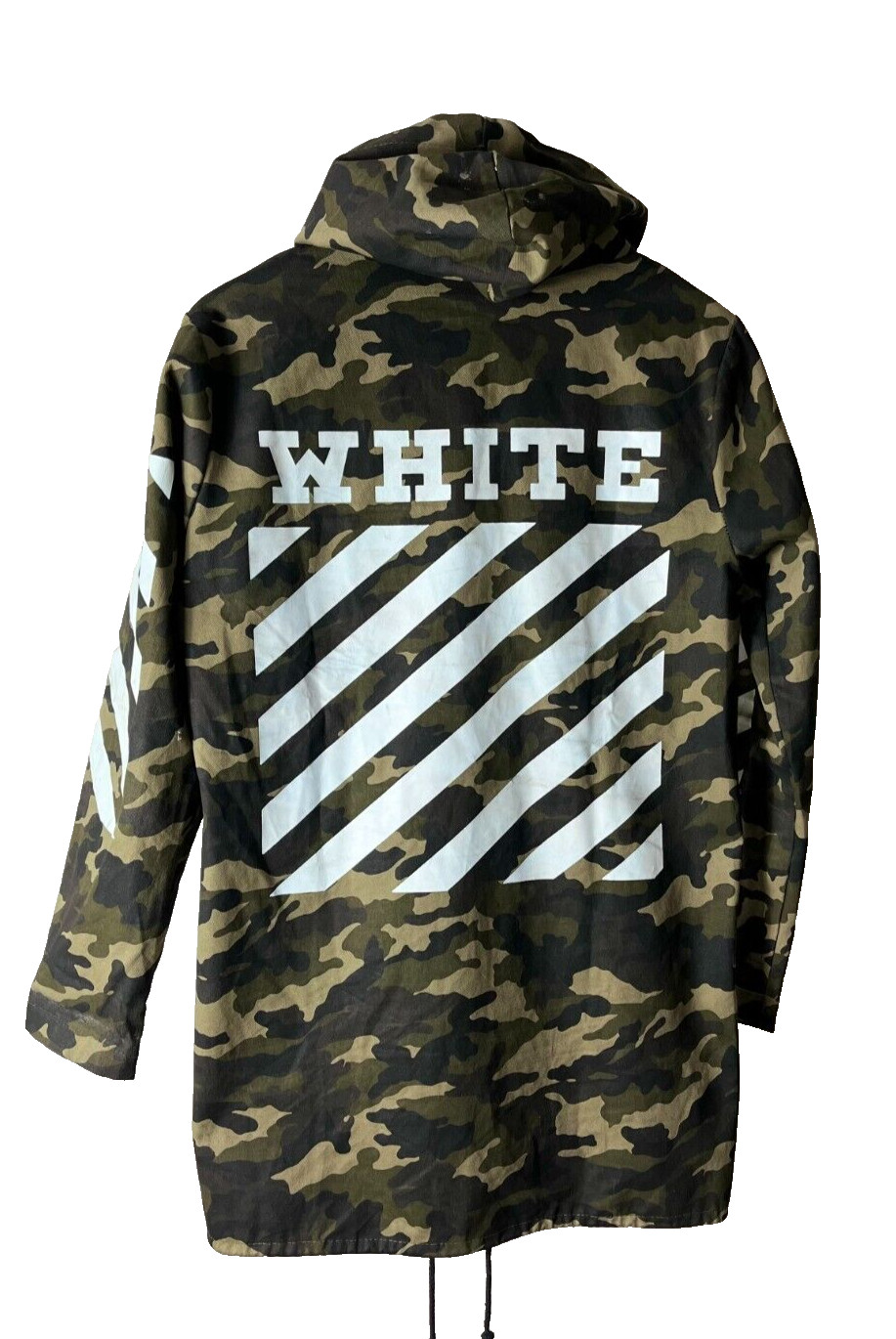 Camo Windproof/Waterproof Hooded Jacket - Sz XS