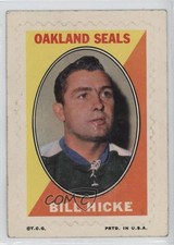1970-71 Topps Sticker Stamps Bill Hicke n8a