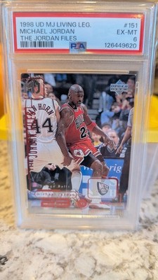 1998-99 Upper Deck Michael Jordan Living Legend - The Jordan Files #151 PSA 6