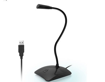 USB Mikrofon PC Computer Standmikrofon, Play mit Stummschalttaste Microphone